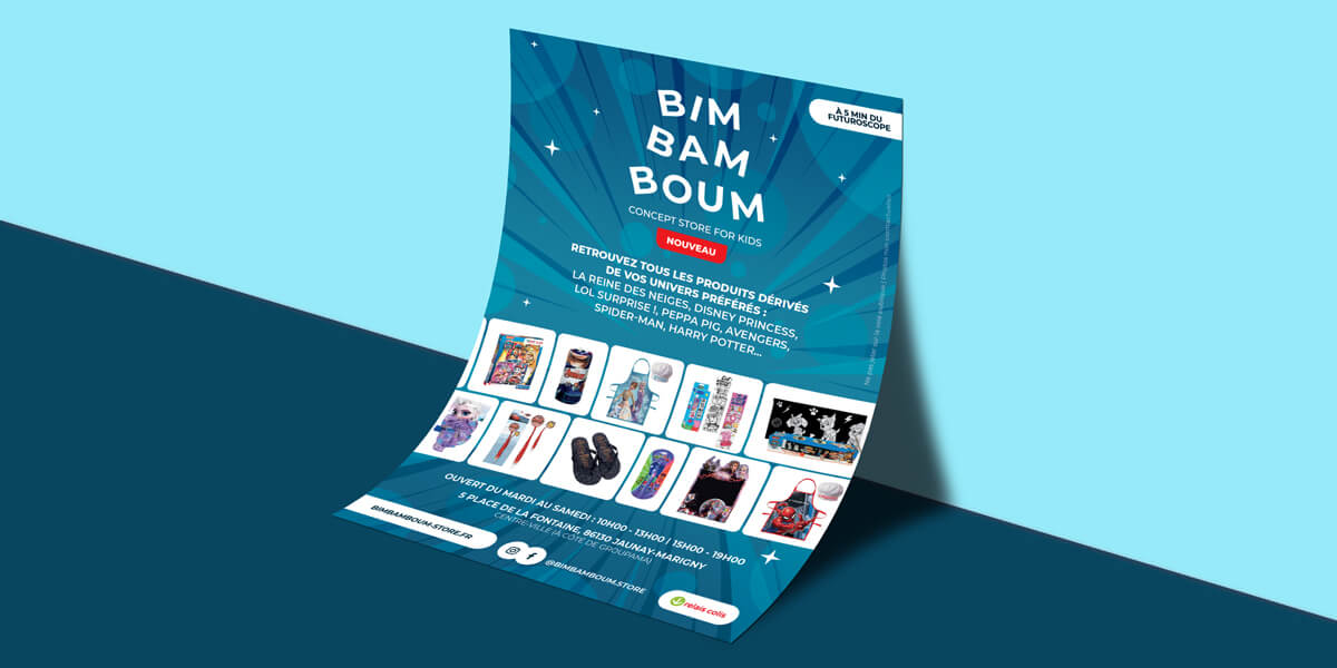 BIM BAM BOUM - Concept Store for kids - Flyer