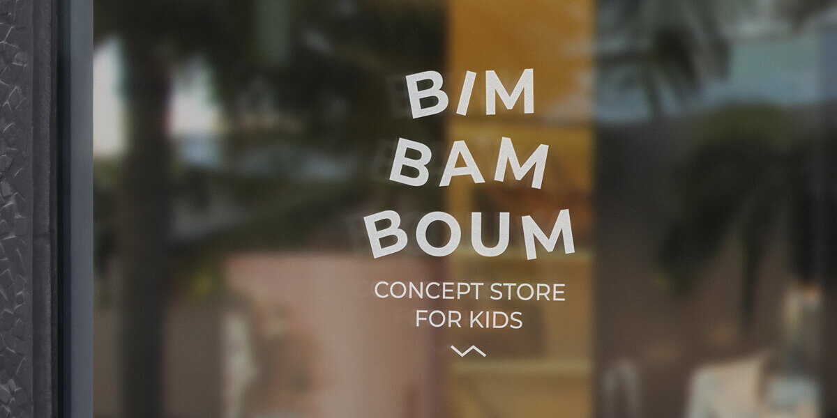 BIM BAM BOUM - Concept Store for kids, Logo